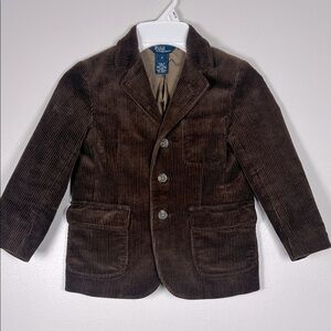 Vintage Ralph Lauren Kids Chocolate Corduroy Blazer